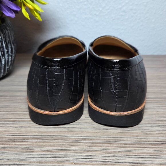 LifeStride Velocity 2.0 Zee Black Loafers, Comfort Slip-On Shoes - Size 7W-Women - Picture 5 of 9